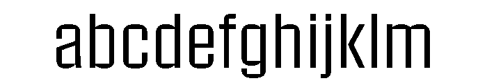 Pressio Stencil Condensed Light FONT