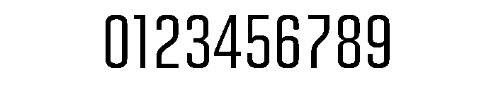 Pressio Stencil Condensed Medium Font OTHER CHARS