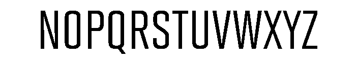 Pressio Stencil Condensed Medium Font UPPERCASE