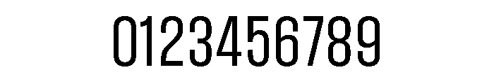 Pressio Stencil Condensed Regular Font OTHER CHARS