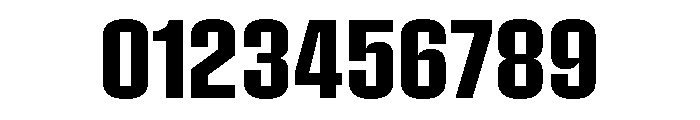 Pressio Stencil Condensed Semibold Font OTHER CHARS