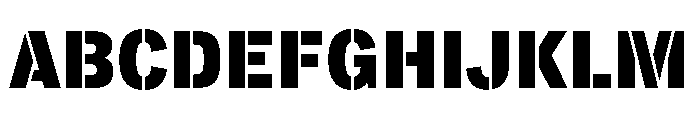 Protest Heavy Font UPPERCASE