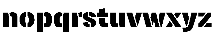 Protest Heavy Font LOWERCASE