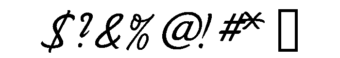 Protest Light Font OTHER CHARS