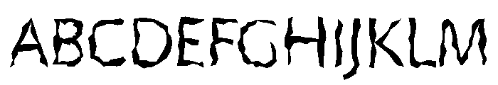 Protest Regular Font UPPERCASE