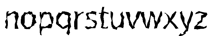 Protest Regular Font LOWERCASE