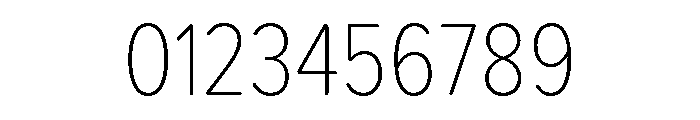 Proxima Nova Condensed Extra Light Font OTHER CHARS