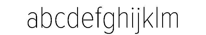 Proxima Nova Condensed Extra Light FONT