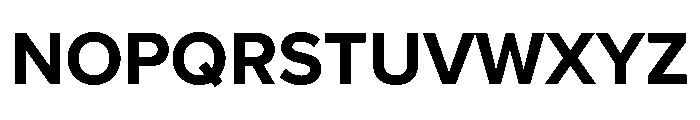 Proxima Nova Thai Looped Bold Font UPPERCASE