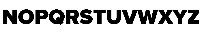 Proxima Nova Thai Looped Heavy Font UPPERCASE