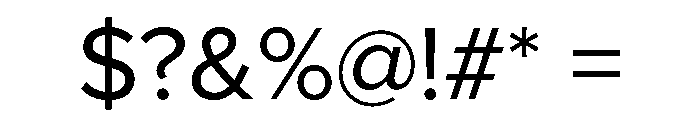 Proxima Nova Thai Looped Regular Font OTHER CHARS