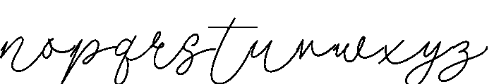 PREMIUM LOOK CURSUVE Font LOWERCASE