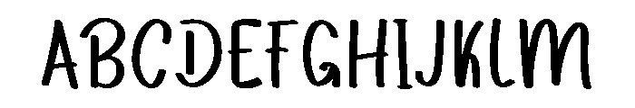 Practice Hand Font UPPERCASE