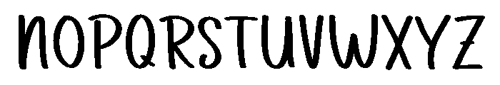 Practice Hand Font UPPERCASE