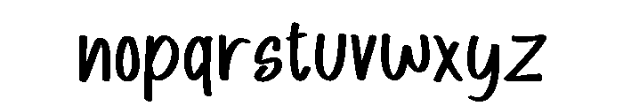 Practice Hand Font LOWERCASE
