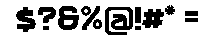 Practive Black Font OTHER CHARS
