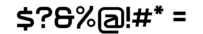 Practive Semibold Font OTHER CHARS