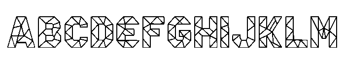 Praed Regular Font UPPERCASE