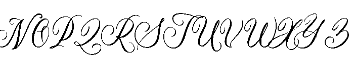 Pravelle Christmas Regular Font UPPERCASE