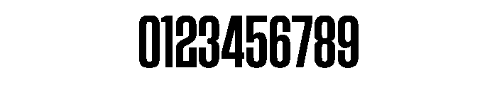 Precision Regular Font OTHER CHARS