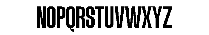 Precision Regular Font UPPERCASE