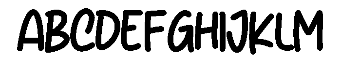 Prejule Font UPPERCASE