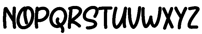 Prejule Font UPPERCASE