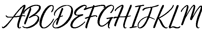 Premium Handwriting Font UPPERCASE