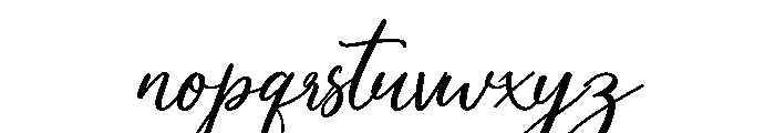 Premium Handwriting Font LOWERCASE