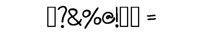 Premium Notes Regular Font OTHER CHARS