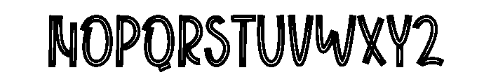 Prepppy Aurora Font UPPERCASE