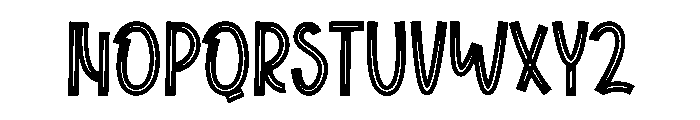 Prepppy Aurora Font LOWERCASE