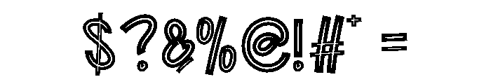 Preppy Aurora Font OTHER CHARS