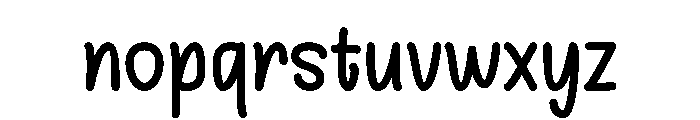 Preppy Barbie Regular Font LOWERCASE