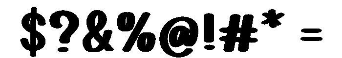 Preppy Bubbly Font OTHER CHARS