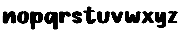 Preppy Bubbly Font LOWERCASE