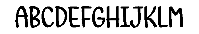 Preppy Bunny Font UPPERCASE