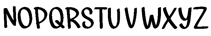 Preppy Bunny Font UPPERCASE