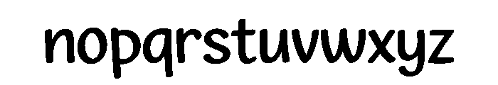 Preppy Bunny Font LOWERCASE