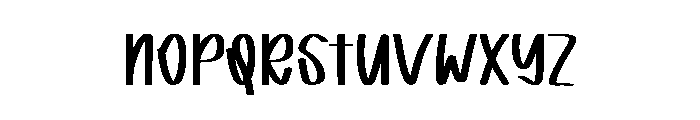 Preppy Cheer Font UPPERCASE