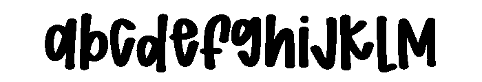 Preppy Chunky Font UPPERCASE