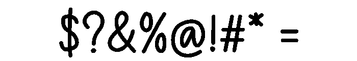 Preppy Cookie Font OTHER CHARS