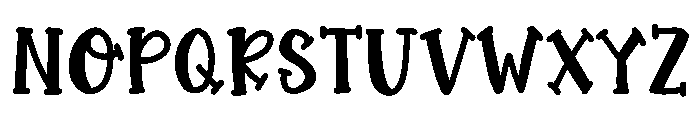 Preppy Cookie Font UPPERCASE