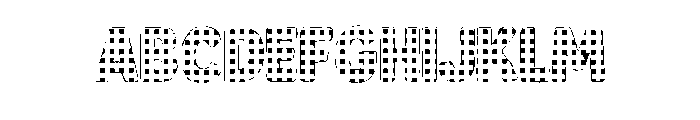 Preppy Coquette Box Font UPPERCASE