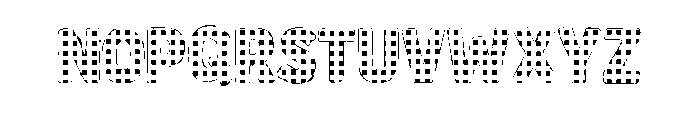 Preppy Coquette Box Font UPPERCASE