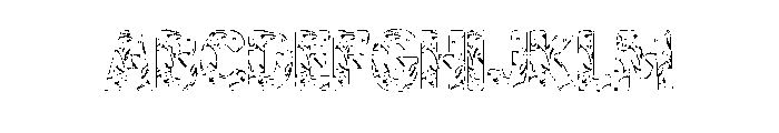 Preppy Coquette Flower Font UPPERCASE