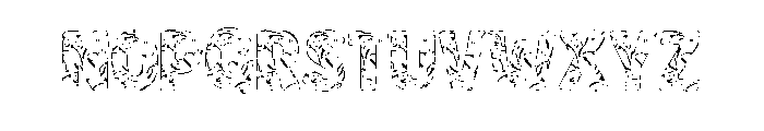 Preppy Coquette Flower Font UPPERCASE