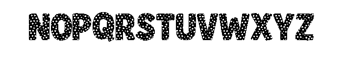 Preppy Coquette Star Font UPPERCASE