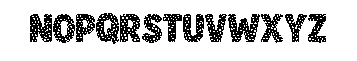 Preppy Coquette Star Font LOWERCASE