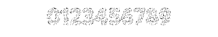 Preppy Coquette black Font OTHER CHARS